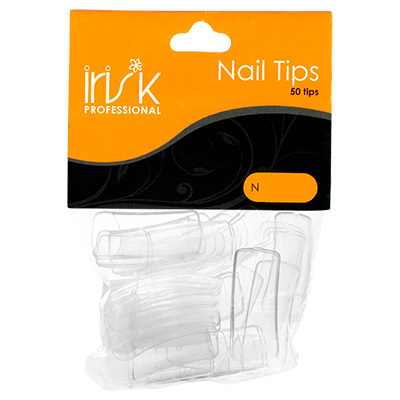 Типсы клас. с шир. к/з, мод.35 С «IRISK», 2, 50 шт. прозрачные