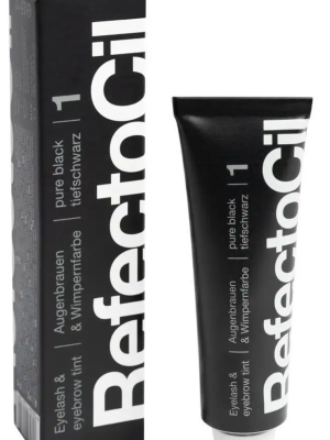 Краска для бровей и ресниц черная RefectoCil  15мл. Австрия 