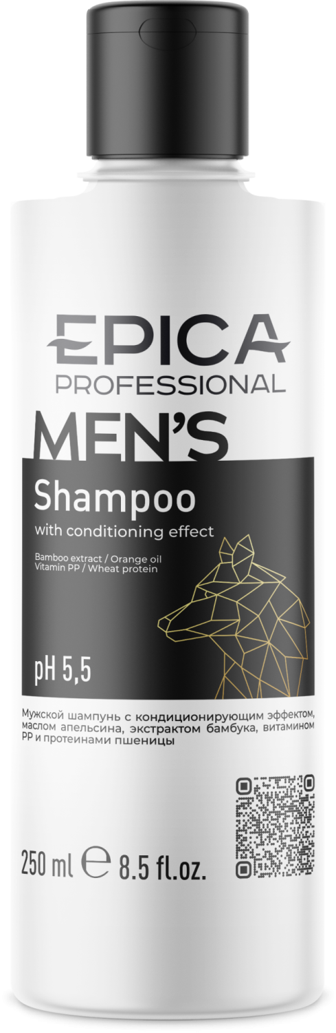 EPICA Professional Men's Мужской шампунь,  250 мл.