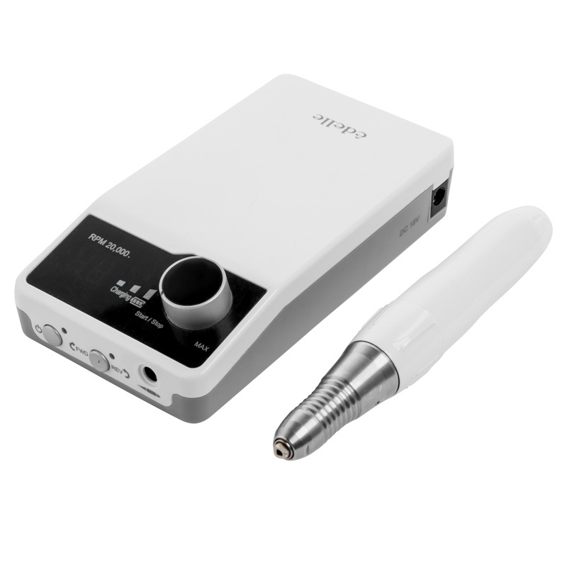 Аппарат мобильный для маникюра и педикюра, встроенный аккам.Edelle Smart, 20 тыс.об., 24 Ватт