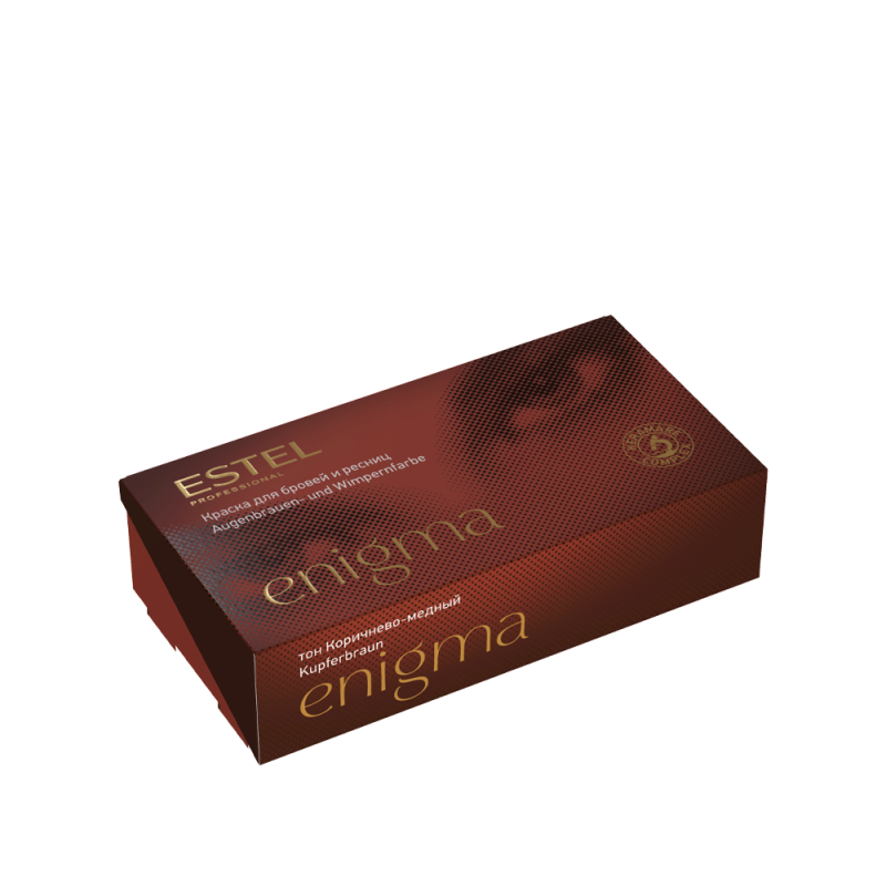 ESTEL ENIGMA Краска д/бровей и ресниц (класс.коричневый) 20/20мл