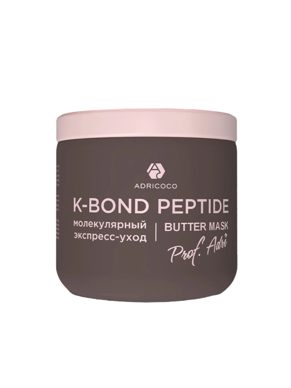 Восстанавливающая маска-баттер для волос Prof Adri K-Bond Peptide, ADRICOCO, 300 мл