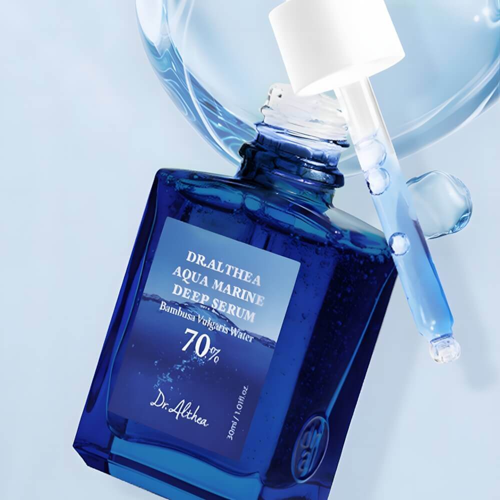 Dr.Althea Сыворотка для лица УВЛАЖНЯЮЩАЯ с бамбуком и ПДРН Aqua Marine Deep Serum, 30 мл