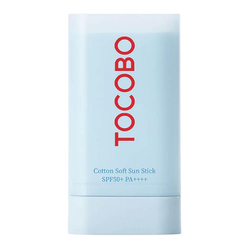 Tocobo Стик для лица солнцезащитный УВЛАЖНЯЮЩИЙ Cotton Soft Sun Stick SPF50+ PA++++, 19 гр
