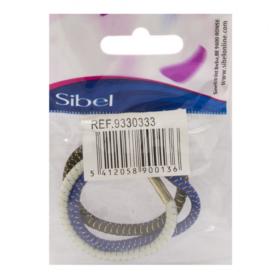 Резинки для волос 3шт.люрекс  SIBEL