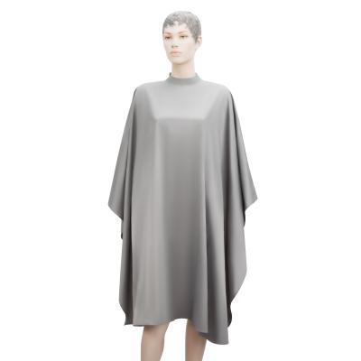 Пеньюар для стрижки DEWAL"Матовый", полиэстер, серый, 136х150 см, на крючках