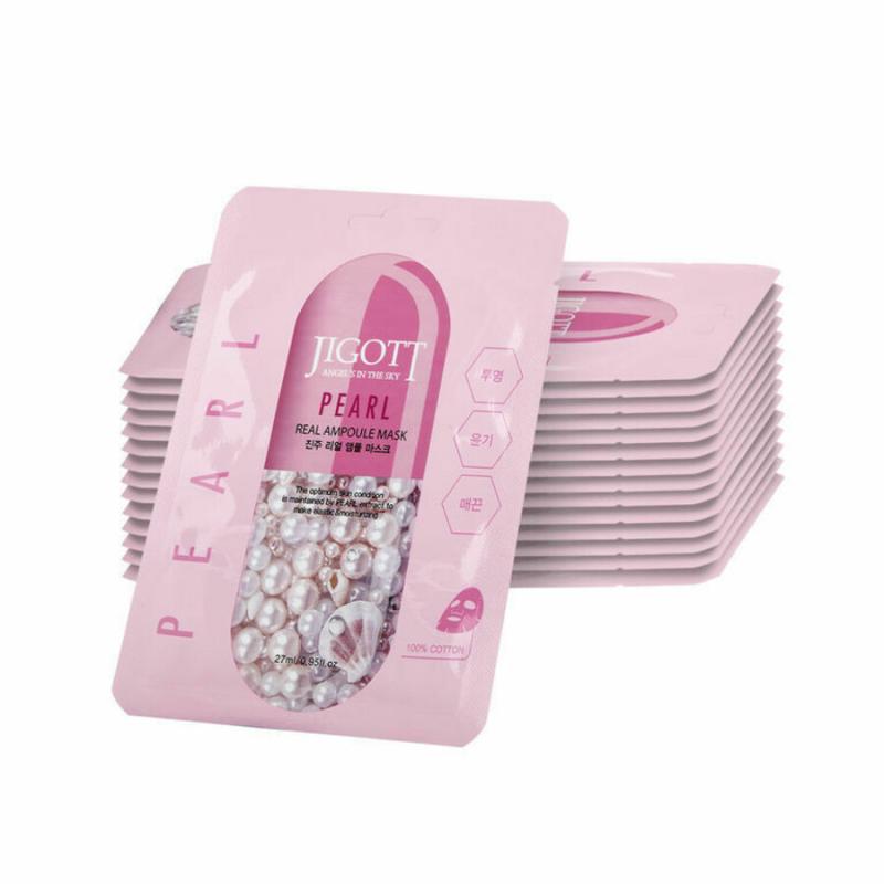 Тканевая маска для лица ЖЕМЧУГ PEARL Real Ampoule Mask, 27 мл