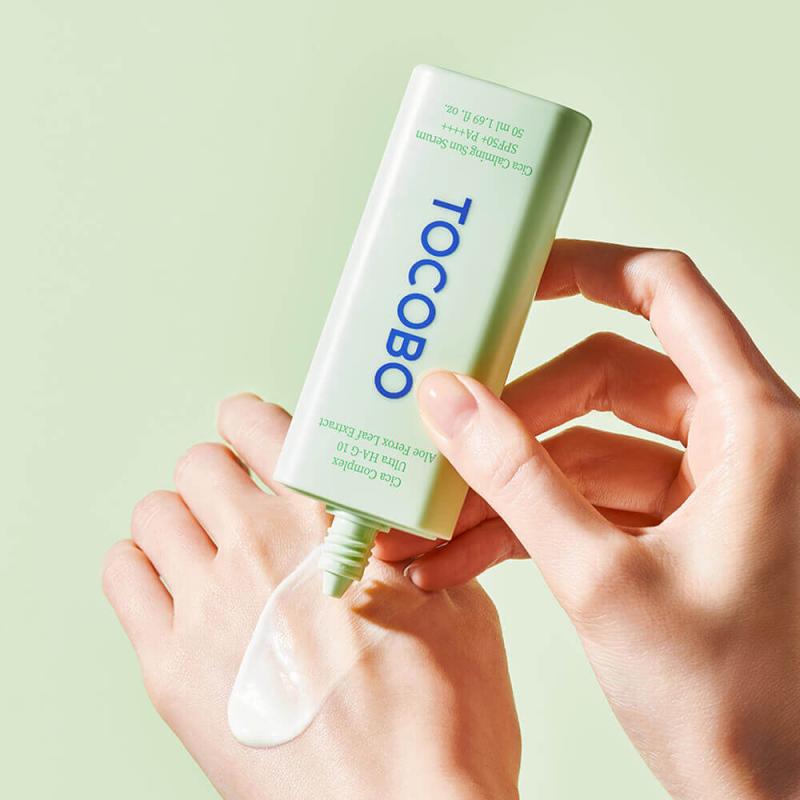 Tocobo Сыворотка солнцезащитная УСПОКАИВАЮЩАЯ Cica Calming Sun Serum SPF50+ PA++++, 50 мл