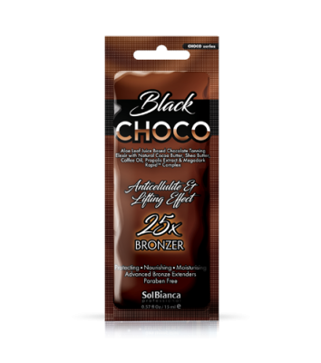 Крем Choco Black(25) с маслом какао,маслом ши,маслом кофе,экстрактом прополиса и бронзантами 15мл