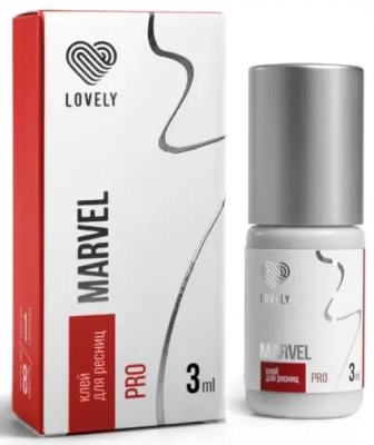 Клей чёрный Lovely "Marvel", 3мл