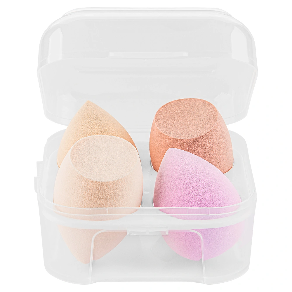 Набор спонжей для макияжа в боксе, 4шт