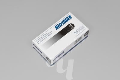 Перчатки нитриловые разм. S 100шт черные