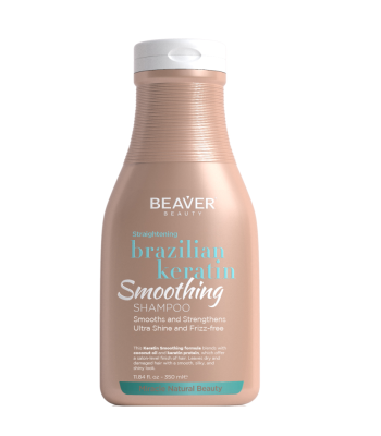 BEAVER, Шампунь с кератином для эластичности волос, 350 мл.
