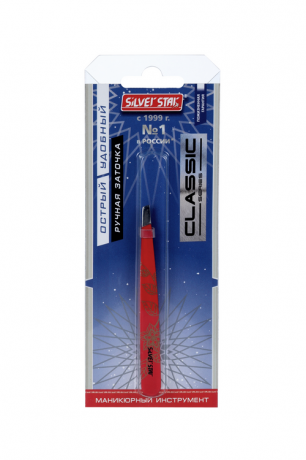 АТ 9932, пинцет, косой цветной