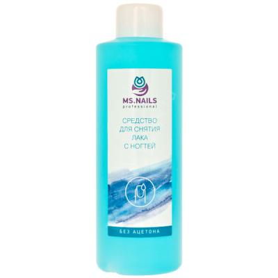 Средство для снятия лака с ногтей без ацетона 1000мл. (голубая)
