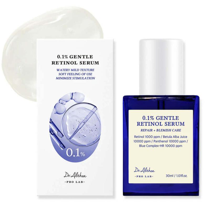 Dr.Althea Сыворотка для лица МЯГКАЯ с 0,1% ретинола Gentle Retinol Serum, 30 мл
