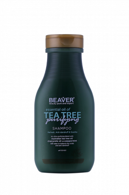 BEAVER, Шампунь с маслом Чайного дерева, 60 мл.