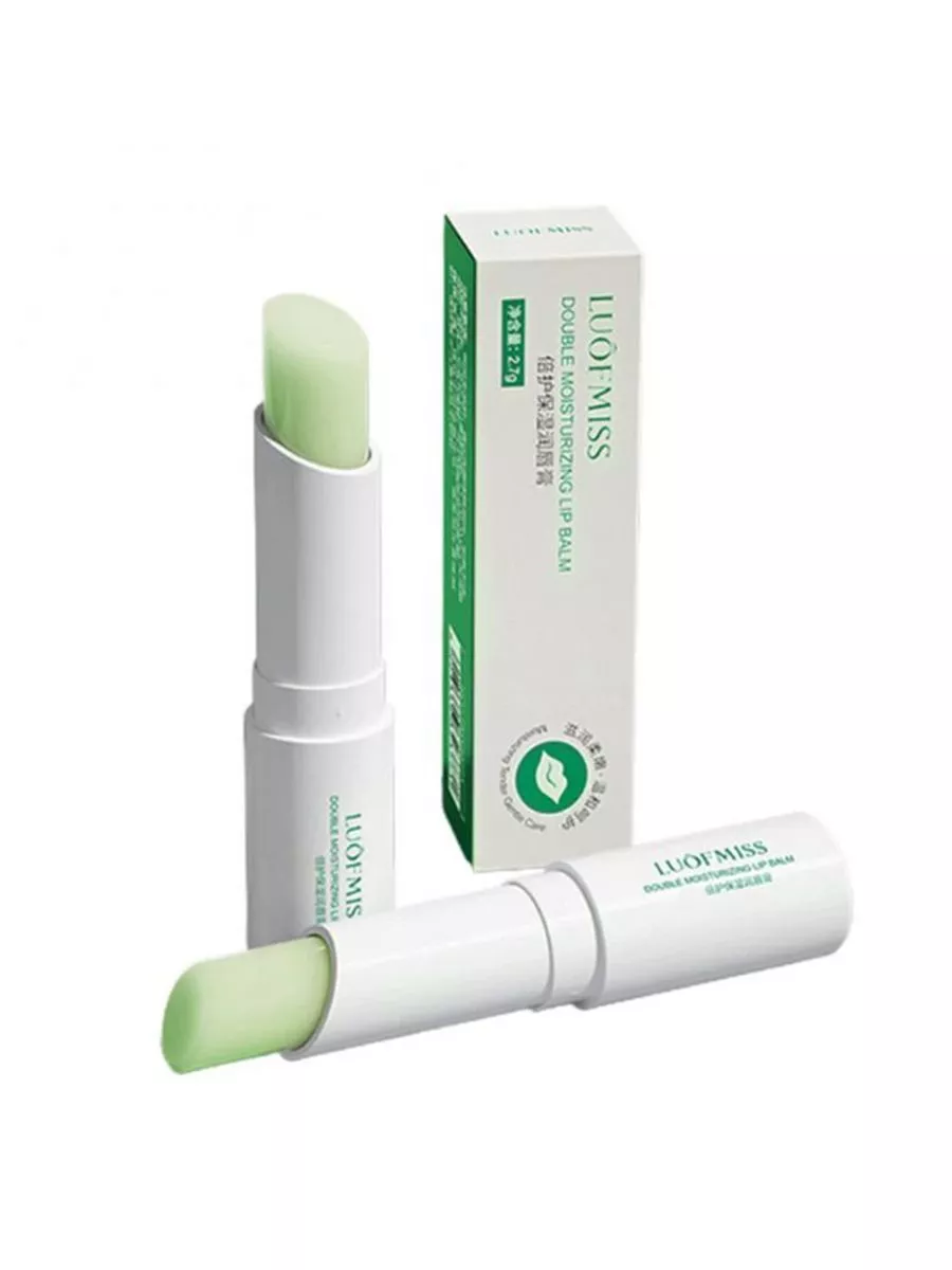 Luofmiss Бальзам для губ двойное увлажнение от сухости и трещин double moisturizing lip balm, 2,7гр.