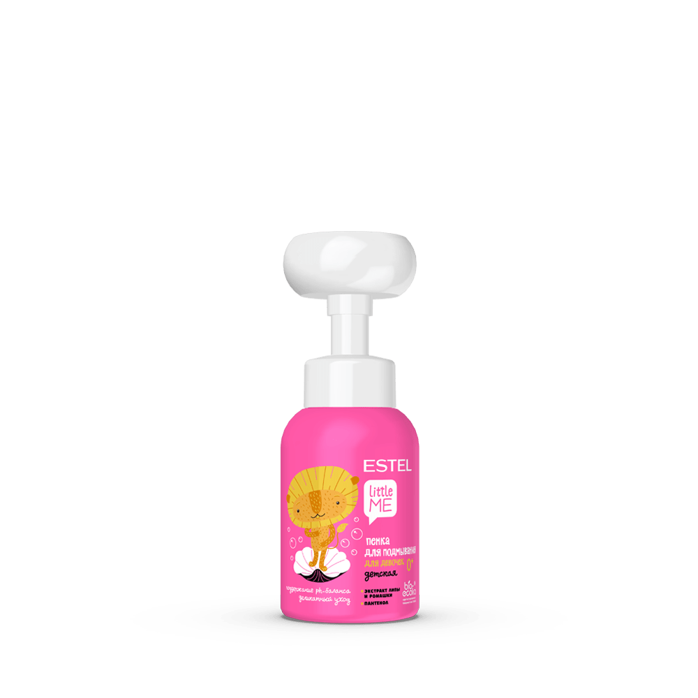 LITTLE ME НОВАЯ Детская пенка для подмывания для девочек, (300 мл)