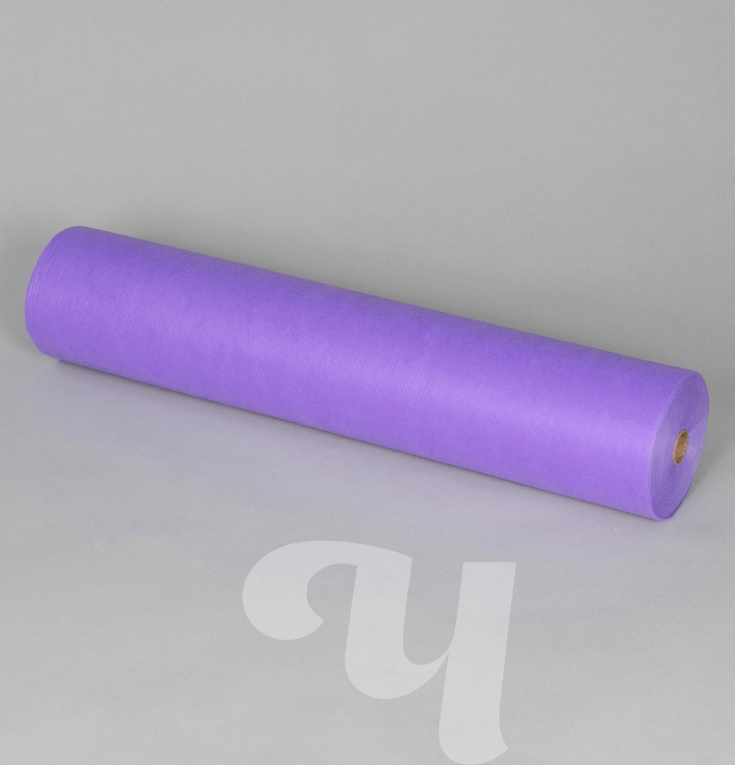 Простыни SMS 200х80 см 12 г/м2 Сиреневый 100  шт/упк (Рулон)