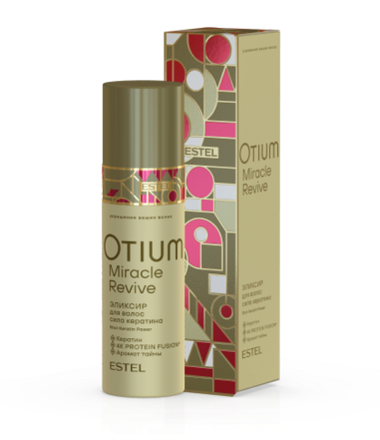 Эликсир для волос "Сила кератина" OTIUM MIRACLE REVIVE, 100 мл