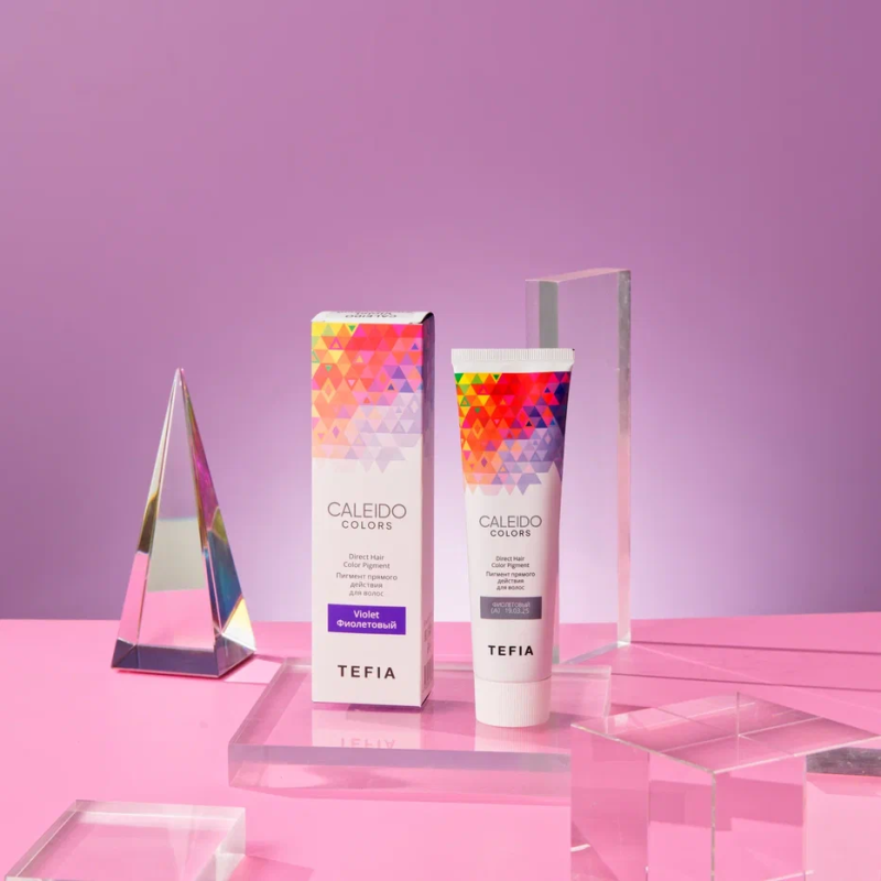 Пигмент прямого действия для волос Фиолетовый CALEIDO COLORS 100мл TEFIA 