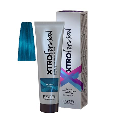 XTRO FUSION Индиго, Пигмент прямого действия для волос, 100 мл