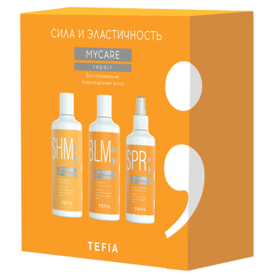 Набор Сила и Эластичность. Восстановление поврежд. волос (шампунь+бальзам+спрей)