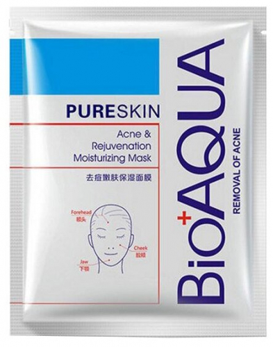 Bioaqua Маска-салфетка анти акне, 30гр 