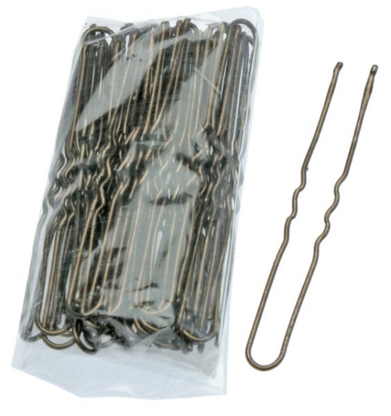 Шпильки фиг. 45мм коричневые,    50шт SIBEL