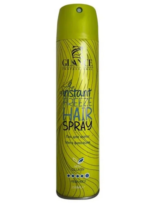 Glance Professional Лак для волос COLLAGEN Мега фиксация, 250 мл
