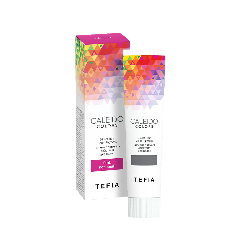 Пигмент прямого действия для волос Розовый CALEIDO COLORS 100мл TEFIA 