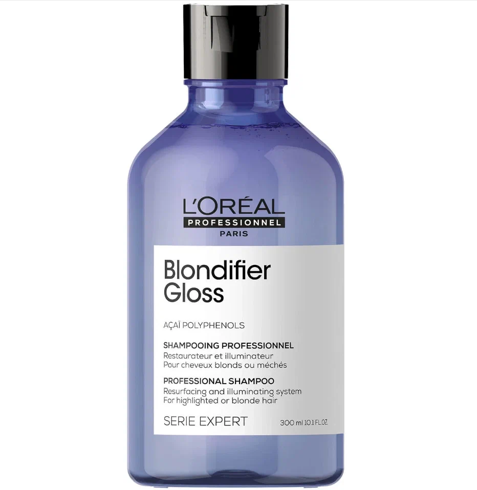 Шампунь Loreal Blondifier Gloss для осветленных, 300 мл