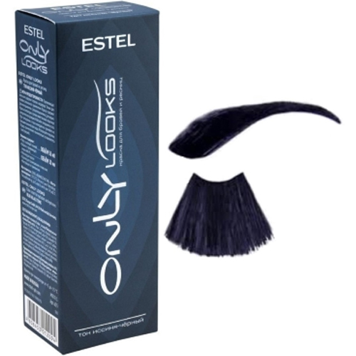 ESTEL ONLY Looks иссиня-черная (краска д/бровей и ресниц) 50/30мл