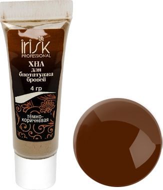 Хна для биотатуажа бровей, 4 гр NEW (02 Темно - коричневая)