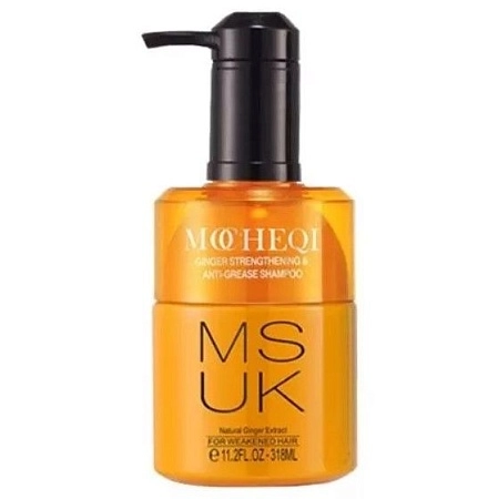 MOCHEQI Шампунь с экстрактом имбиря для поврежденных волос, 318мл