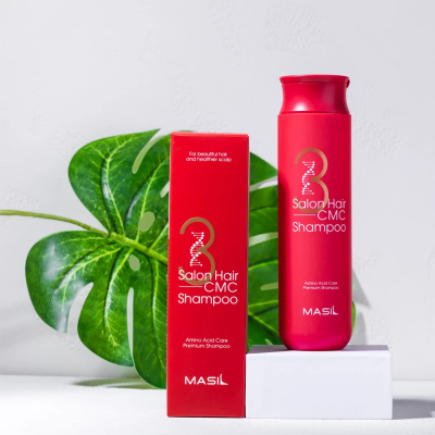 Masil Шампунь с аминокислотами для волос - Salon hair cmc shampoo, 300мл(3 красный 300)