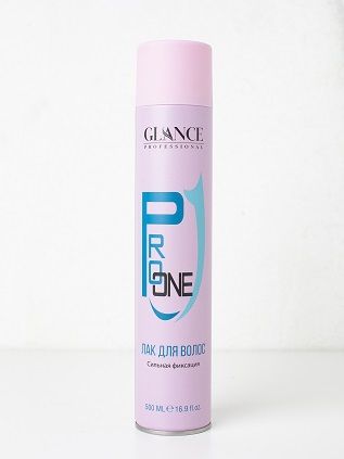 Glance Professional Лак для волос PRO ONE HAIR Сильная Фиксация 500мл
