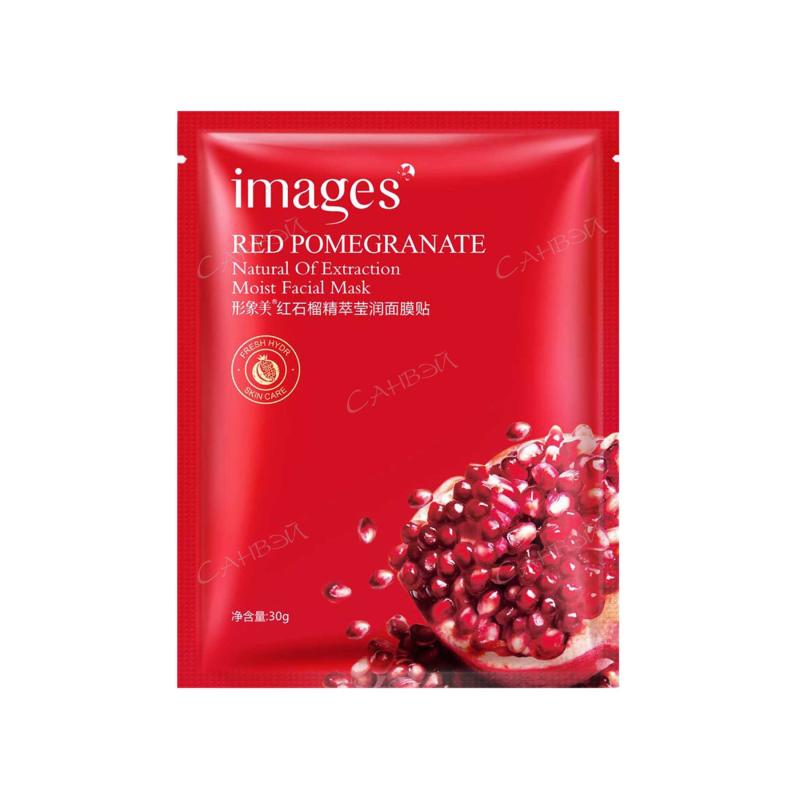 Images Тканевая маска для лица с экстрактом граната, 30гр
