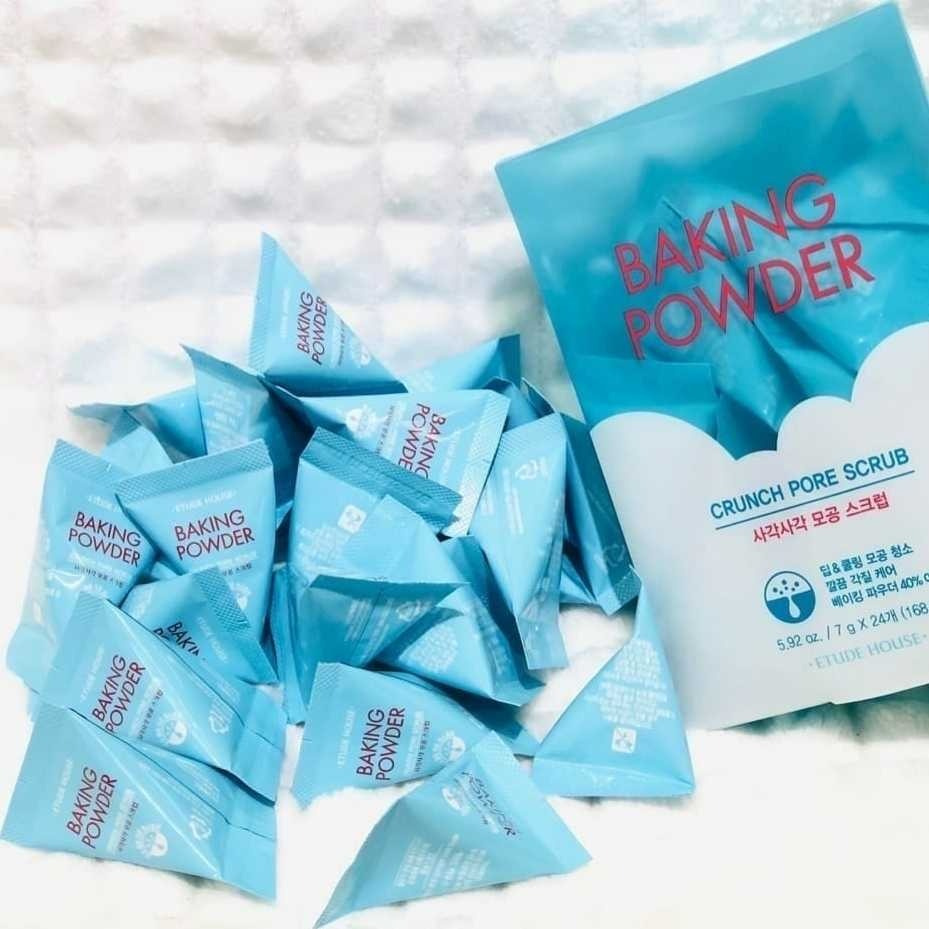 Etude House Скраб для лица с содой в пирамидках - Baking powder crunch pore scrub, 24шт