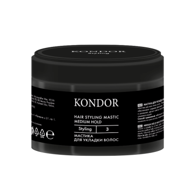 KONDOR Мастика для укладки волос средней фиксации 50г