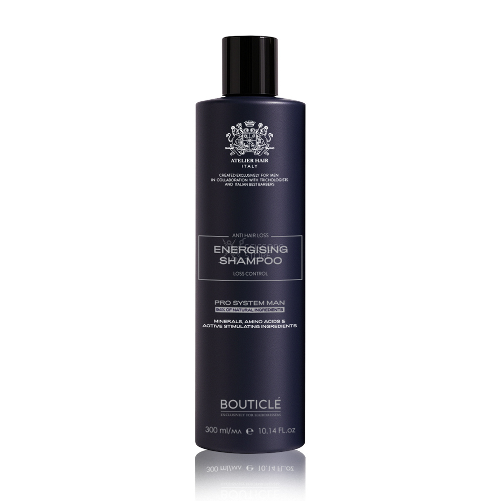 УКРЕП. ШАМПУНЬ ПРОТИВ ВЫПАДЕНИЯ ВОЛОС С ЭКСТРАКТОМ МЯТЫ И СИЦИЛИЙСКОГО АПЕЛЬСИНА 300 мл BOUTICLE MAN