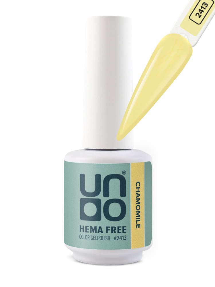 UNO, HEMA FREE, Гель-лак 2413 Ромашка - Сhamomile, 10 г 