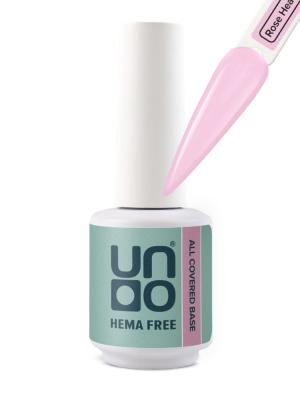 UNO, HEMA FREE, Гель-лак базовый All Covered Base Gel, 10 г Rose Heaven 