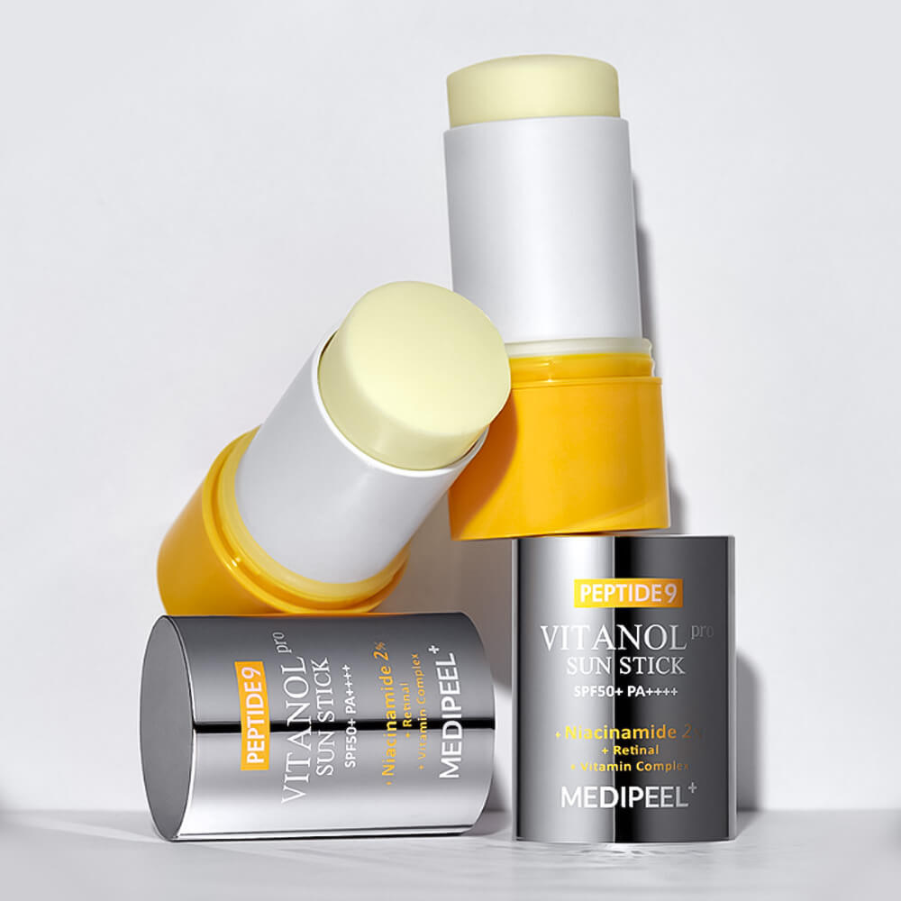 Medi-Peel Солнцезащитный стик для выравнивания тона Peptide 9 Vitanol Sun Stick PRO SPF50+ PA++++, 2