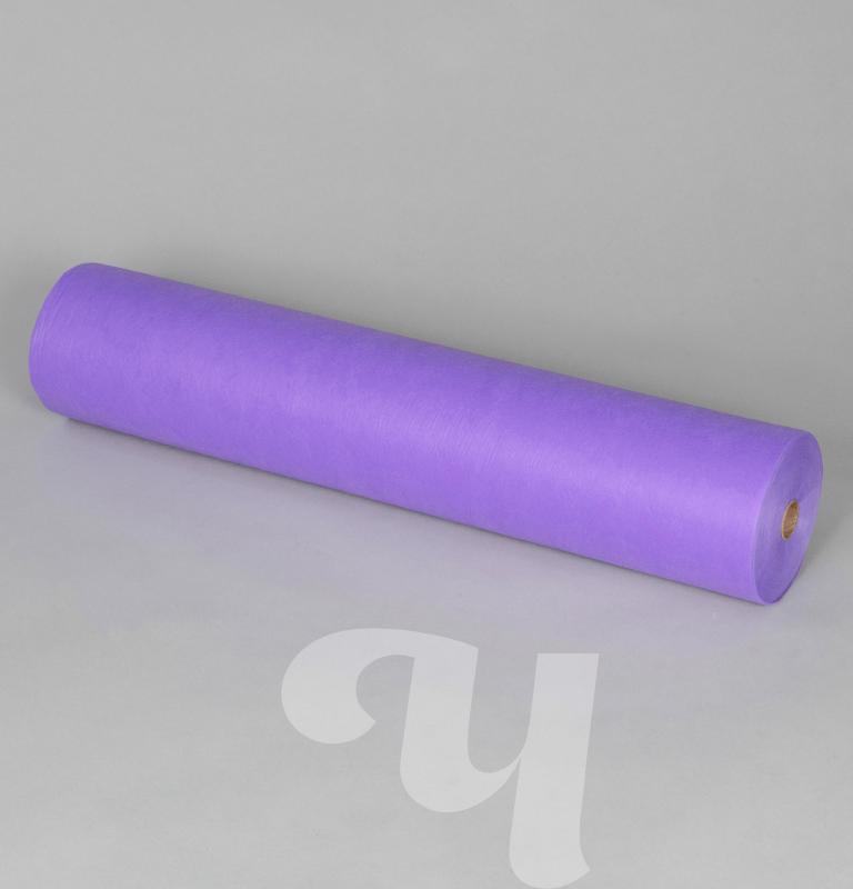Простыни SMS 200х80 см 12 г/м2 Сиреневый 100  шт/упк (Рулон)