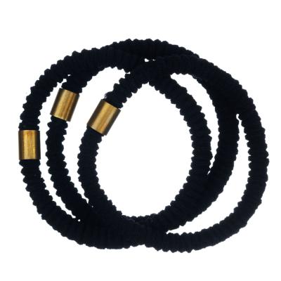 Резинки для волос DEWAL, черные, 3 шт/уп