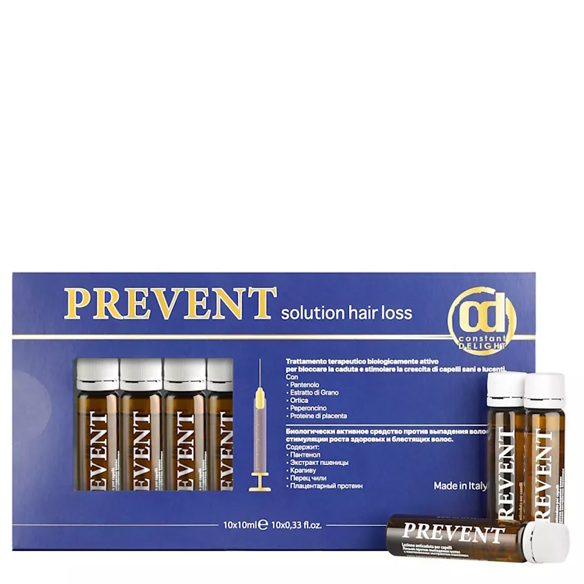 CD ЛОСЬОН ПРОТИВ ВЫПАДЕНИЯ ВОЛОС С ПАНТЕНОЛОМ И ЭКСТРАКТОМ ПШЕНИЦЫ 10 ампул по 10 мл