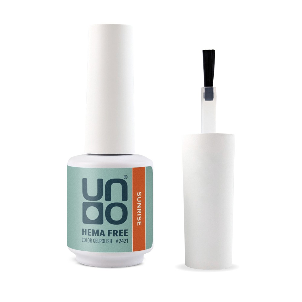 UNO, HEMA FREE, Гель-лак 2421 Восход солнца - Sunrise, 10 г 