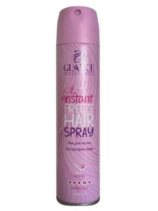 Glance Лак для волос KERATIN Экстра фиксация, 250 мл